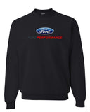 FORD PERFORMANCE RACING CREW NECK SWEATSHIRT MUSTANG GT ST RACING, Black, S
