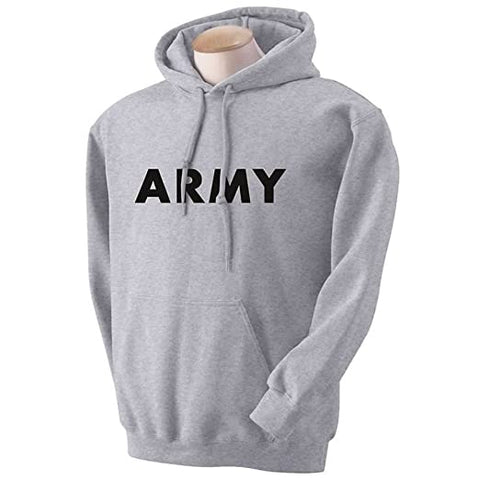 ARMY Hooded Sweatshirt in Gray