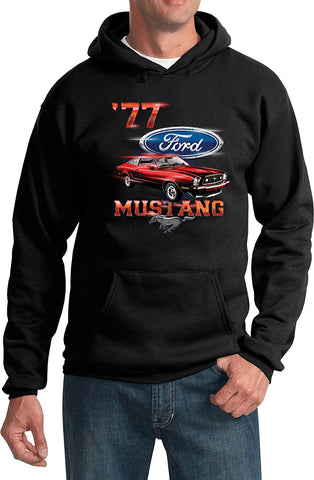 Ford Mustang '77American Classic Muscle Car Mustang HOODIE Pullover