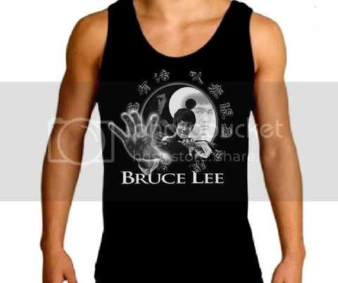 Ying Yang Bruce Lee MMA Mens Tank Top Shirt